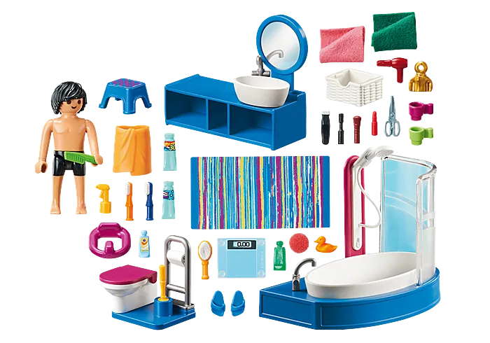 Dollhouse Bathroom with Tub