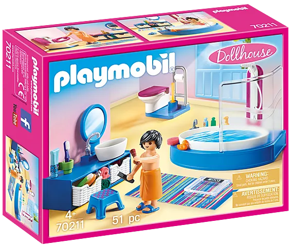 Dollhouse Bathroom with Tub