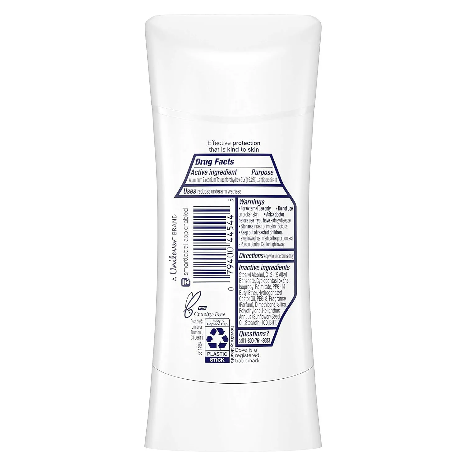 Dove Advanced Care Invisible Sheer Fresh Antiperspirant Deodorant Stick 2.6 oz