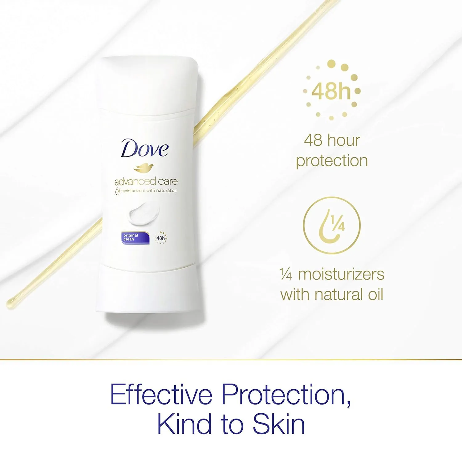 Dove Advanced Care Invisible Sheer Fresh Antiperspirant Deodorant Stick 2.6 oz