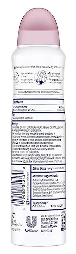 Dove Antiperspirant Deodorant Dry Spray, Go Fresh Cool Essentials Travel Size, 1 Ounce (Pack of 6)