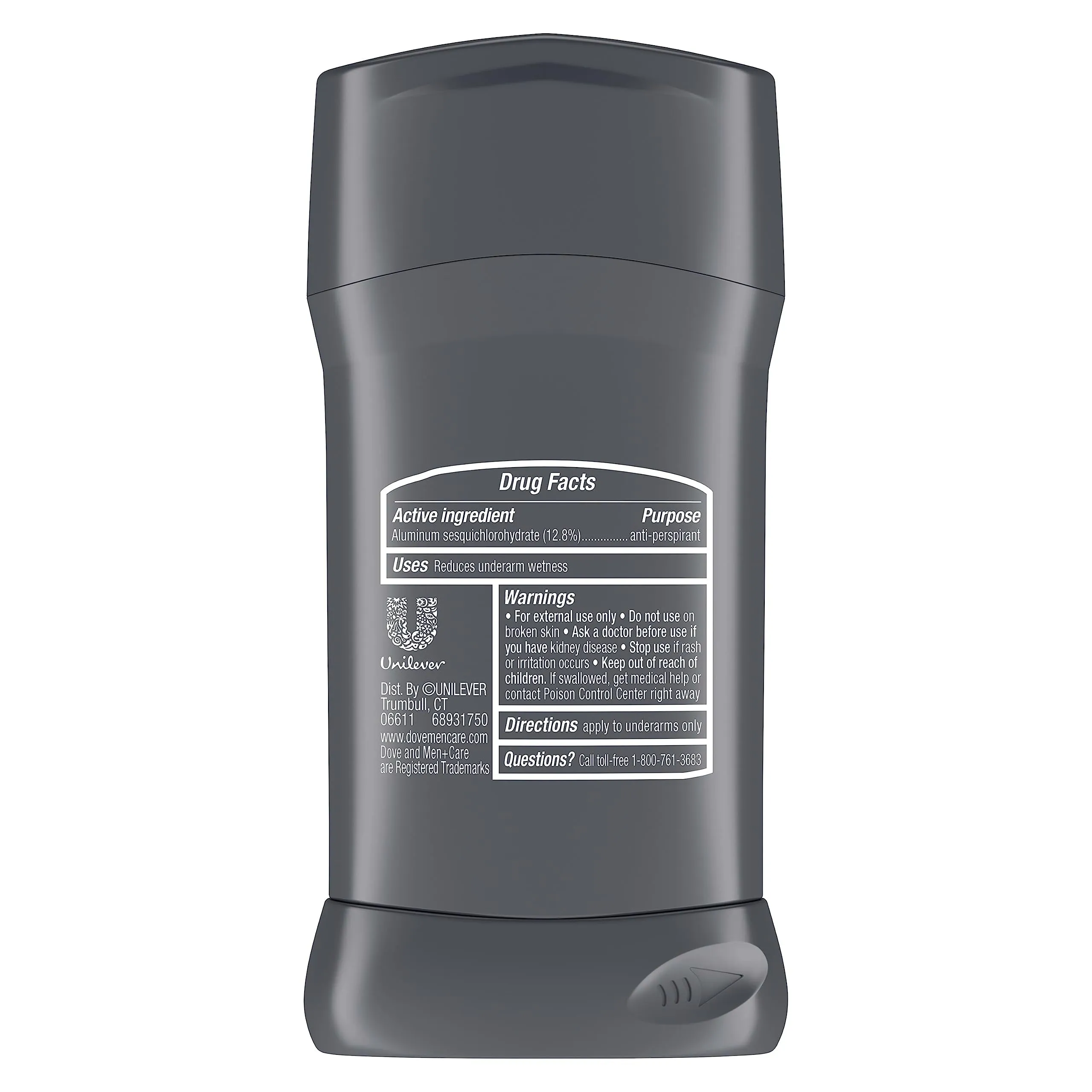 Dove Men Care Antiperspirant Deodorant Stick Clean Comfort 4 Count 72-Hour Sweat & Odor Protection Antiperspirant for Men With 1/4 Moisturizing Cream 2.7 oz