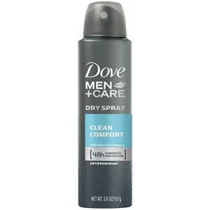 Dove Men Care Dry Spray Antiperspirant, Clean Comfort 3.8 Oz