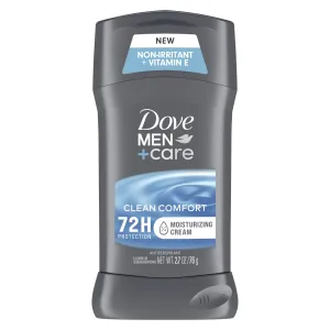 Dove Men Care Long Lasting Antiperspirant Deodorant Stick, Clean Comfort, 2.7 oz