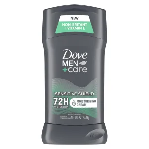 Dove Men Care Sensitive Shield Long Lasting Antiperspirant Deodorant Stick, Woody, 2.7 oz