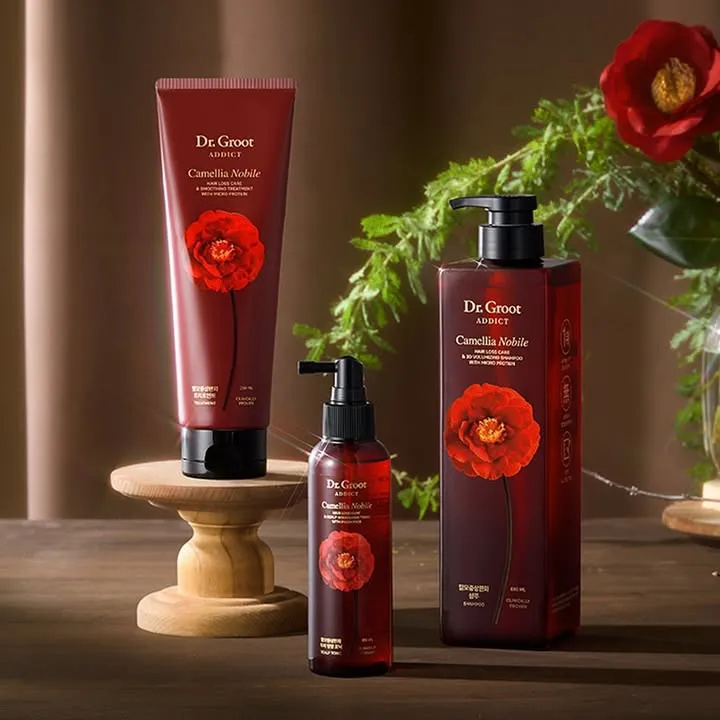 Dr. Groot Addict Camellia Nobile Hair Loss Care & 3D Volumizing Shampoo with Micro Protein 680ml
