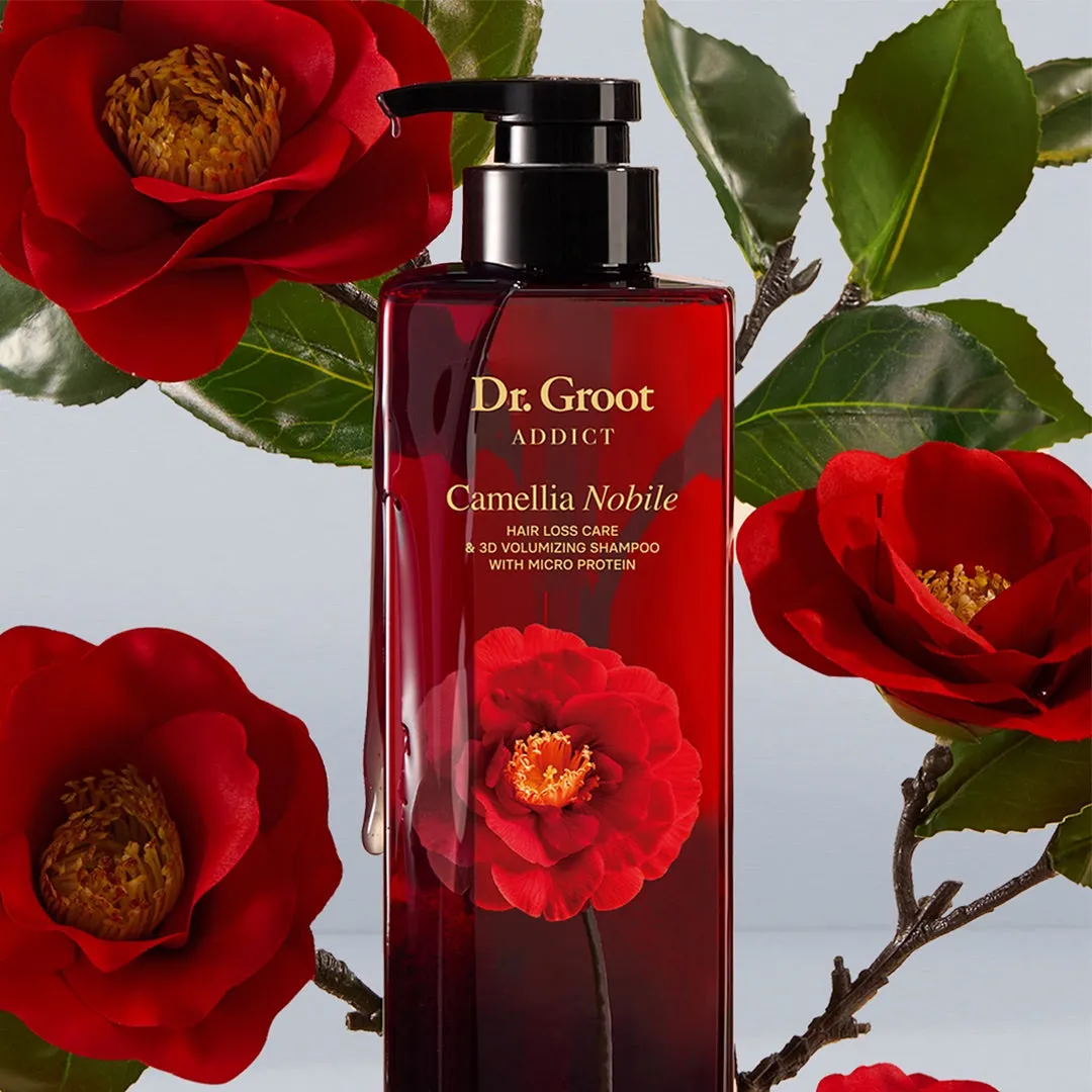 Dr. Groot Addict Camellia Nobile Hair Loss Care & 3D Volumizing Shampoo with Micro Protein 680ml