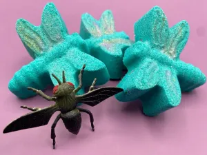 Dragonfly Bath Bomb with Toy Flying Insect Inside