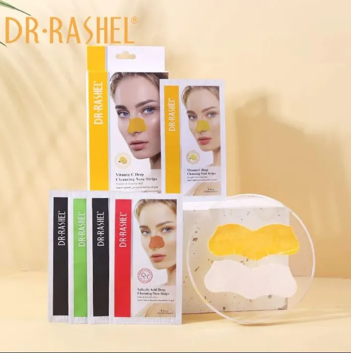 Dr.Rashel 6 Strip Black Charcoal Deep Cleansing Nose Strips DRL- 1702