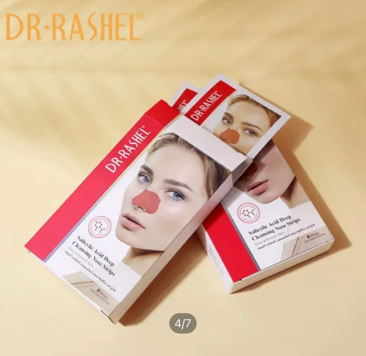 DR.RASHEL Salic,cylic Acid Deep Cleansing Nose Strips 6Strips DRL-1705