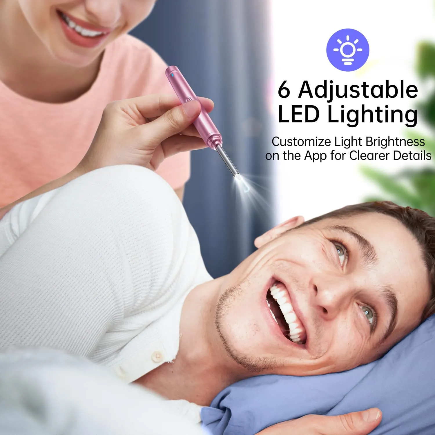 Ear Wax Removal Tool Camera, 1296P HD Camera and 6 LED Lights, Ear Cleaner with Camera, 1296P HD Camera and 6 LED Lights, Ear Cleaning kit, Ear Wax Removal Kit