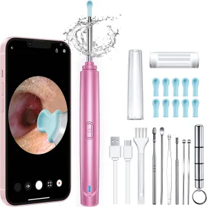 Ear Wax Removal Tool Camera, 1296P HD Camera and 6 LED Lights, Ear Cleaner with Camera, 1296P HD Camera and 6 LED Lights, Ear Cleaning kit, Ear Wax Removal Kit