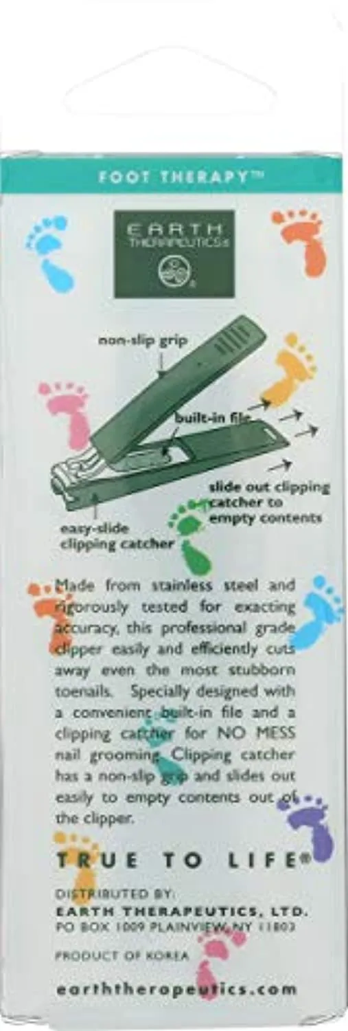 Earth Therapeutics Toenail Clipper With Catcher