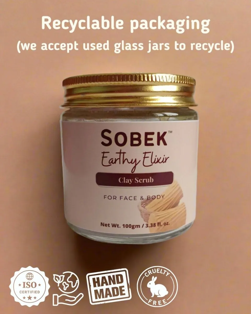 Earthy Elixir- Clay Face Body Scrub (100G)