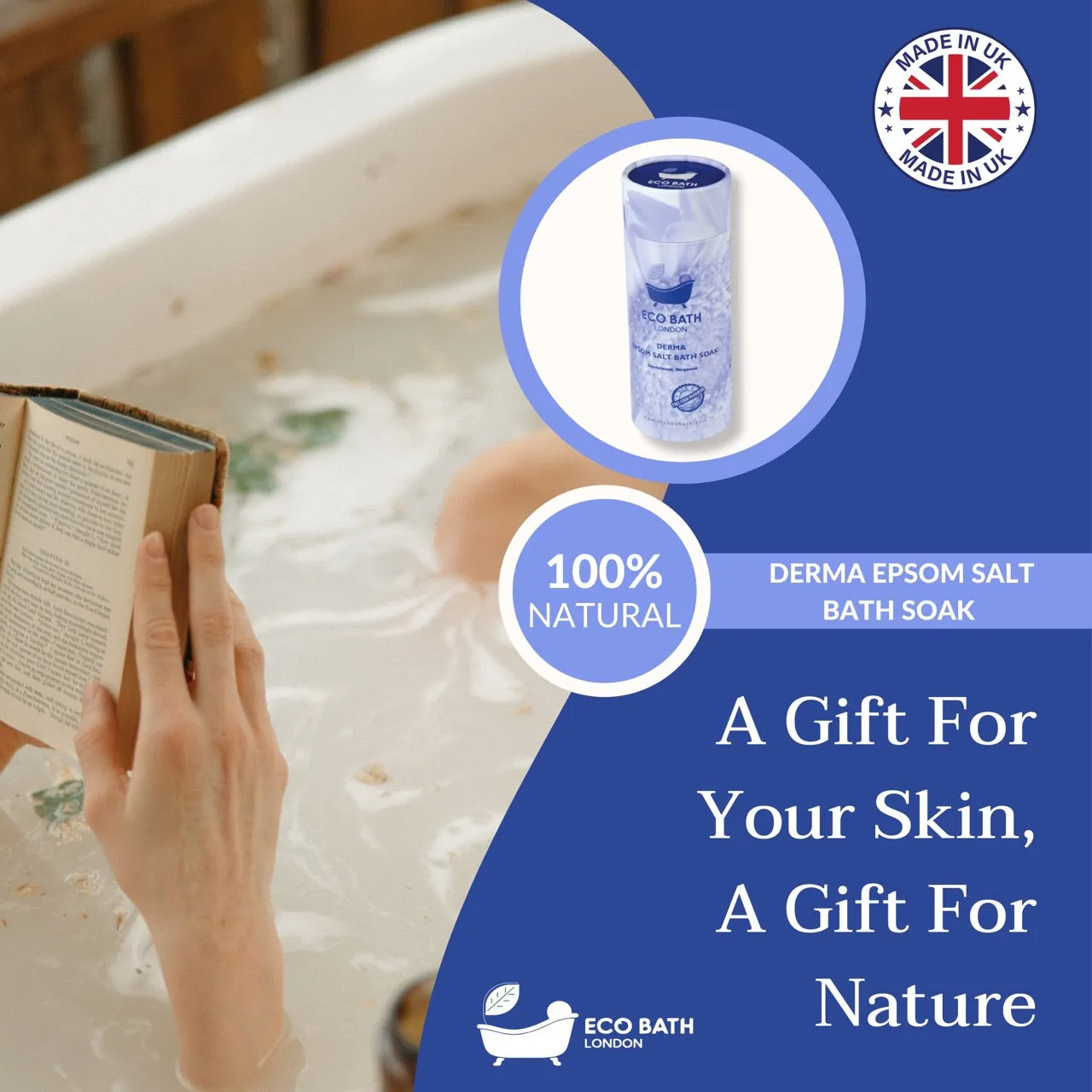 Eco Bath Derma Epsom Salt Bath Soak - Tube