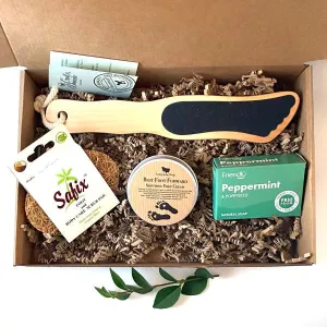 Eco-friendly gift set for flawless feet