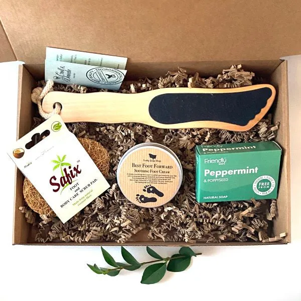 Eco-friendly gift set for flawless feet