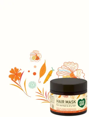 ECOLOVE - Purple Collection Hair Mask for Colored & Very Dry Hair - 11.8 fl. oz. (350 ml)