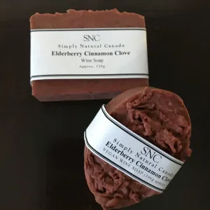 Elderberry Cinnamon Clove Wine Soap