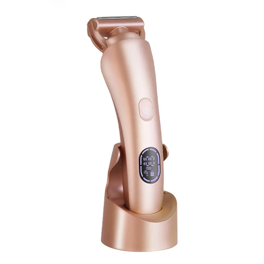 Electric Body Shaver for Women Rechargeable Razor with Detachable Head for Leg Bikini Arm