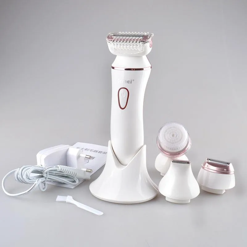 Electric facial cleansing brush