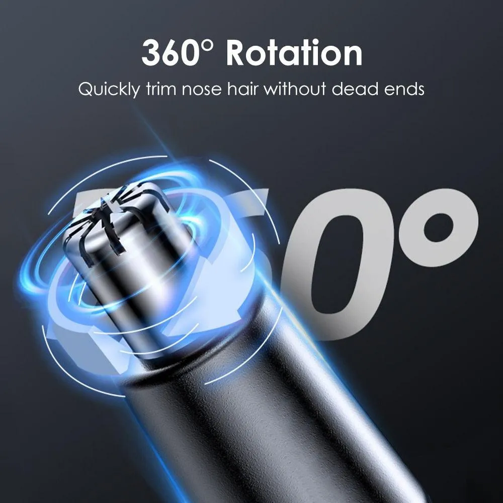 Electric Nose Hair Trimmer Implement Shaver Clipper Unisex Ear Neck