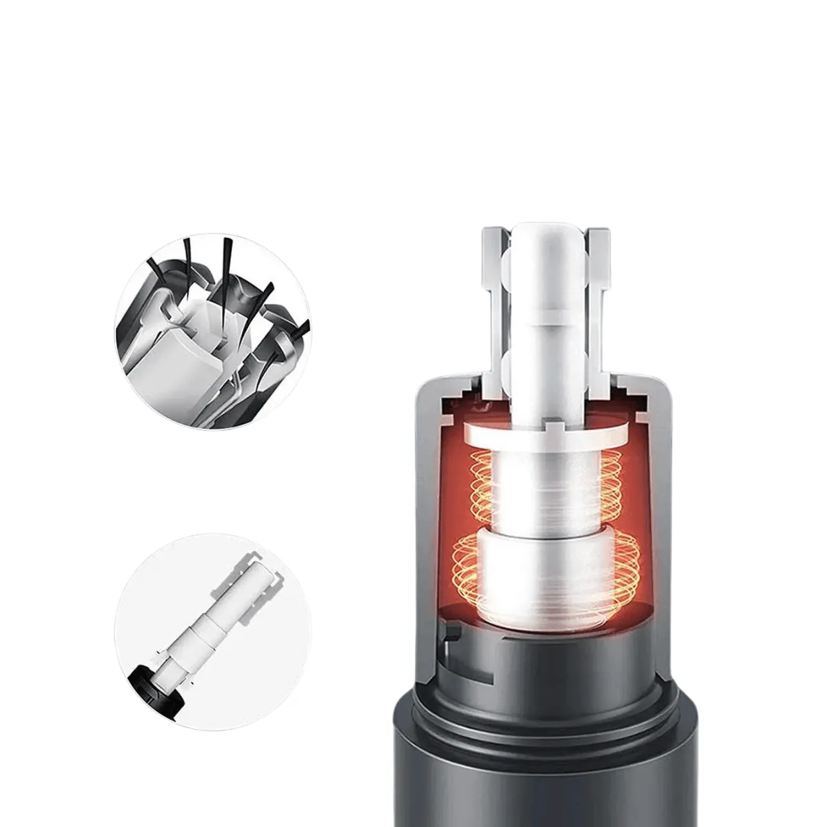 Electric Nose Hair Trimmer, USB Rechargeable, Wet & Dry Use, Quiet Operation, Perfect for Nose, Ears, and Eyebrows