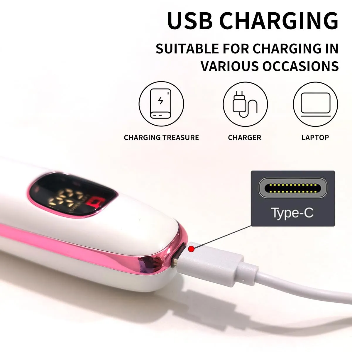 Electric Razors for Women, Bikini Trimmer for Women 5 in 1 Body Shaver for Nose Hair Face Eyebrow Arms Legs Armpit Underarm Pubic Area, Replaceable Lady Facial Razor Painless USB Charge Female Gift