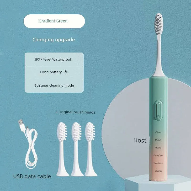 Electric Sonic Vibration Toothbrush - High-Frequency Teeth Cleaning