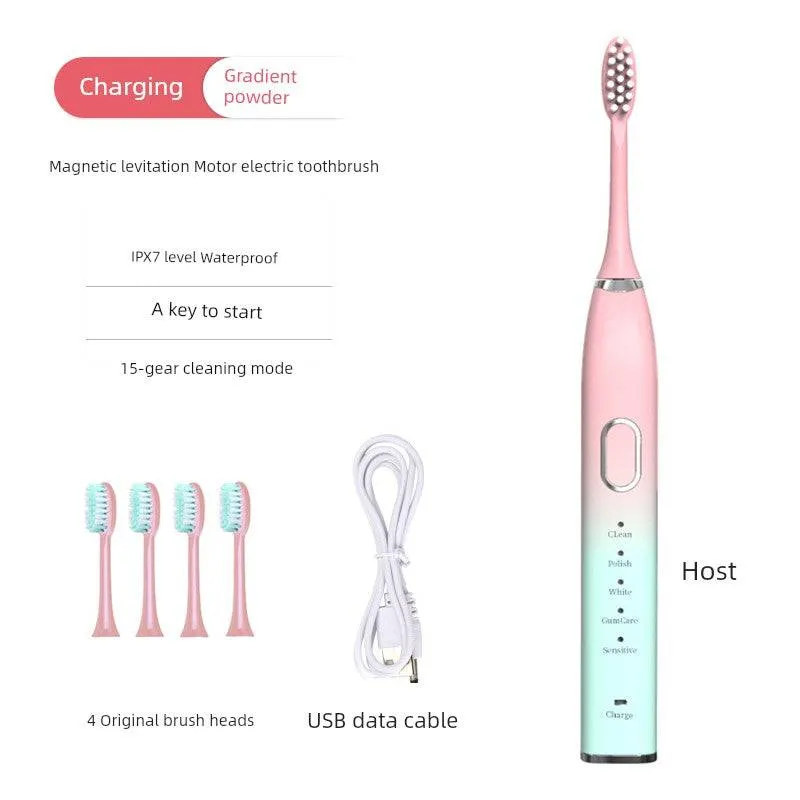 Electric Sonic Vibration Toothbrush - High-Frequency Teeth Cleaning