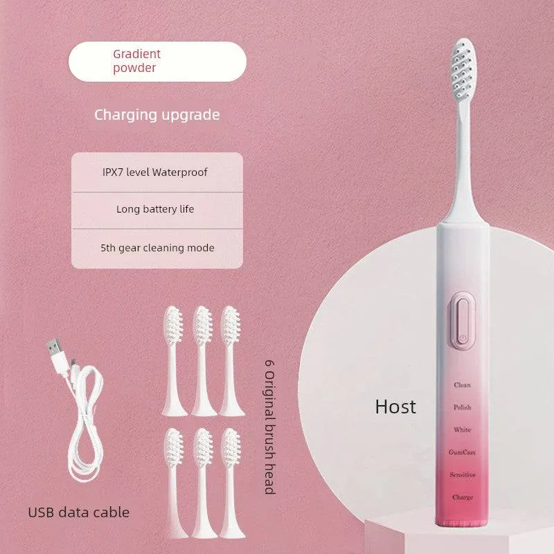 Electric Sonic Vibration Toothbrush - High-Frequency Teeth Cleaning