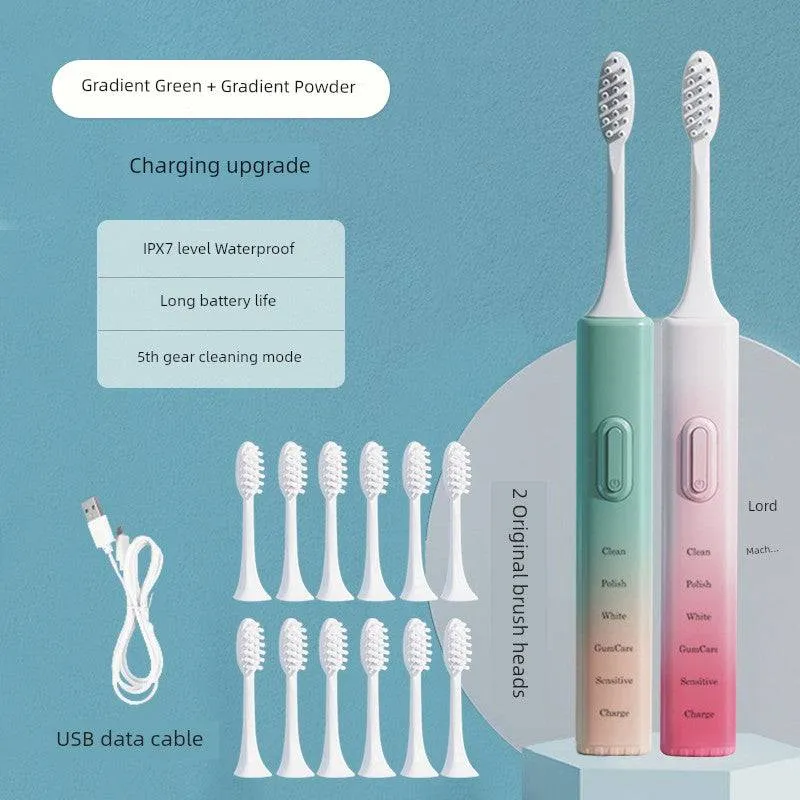 Electric Sonic Vibration Toothbrush - High-Frequency Teeth Cleaning