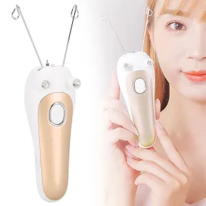 Electric Threading Epilator Face Threading Epilator Body Threading Epilator Body Threading Epilator Electric Facial Hair Remover Electric Hair Remover Threading Pull Device[Gold]