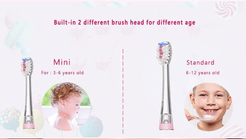 Electric Toothbrush sonic Remove rechargeable oral Whitening Healthy Teeth new modes smart Children