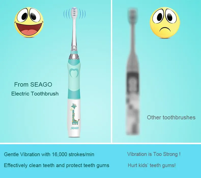 Electric Toothbrush sonic Remove rechargeable oral Whitening Healthy Teeth new modes smart Children