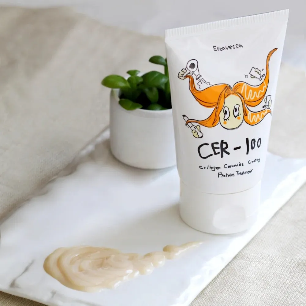 Elizavecca Cer 100 Collagen Ceramide Coating Protein Treatment معالج الشعر الكوري بالبروتين والكولاجين والسيراميد من الزافيكا