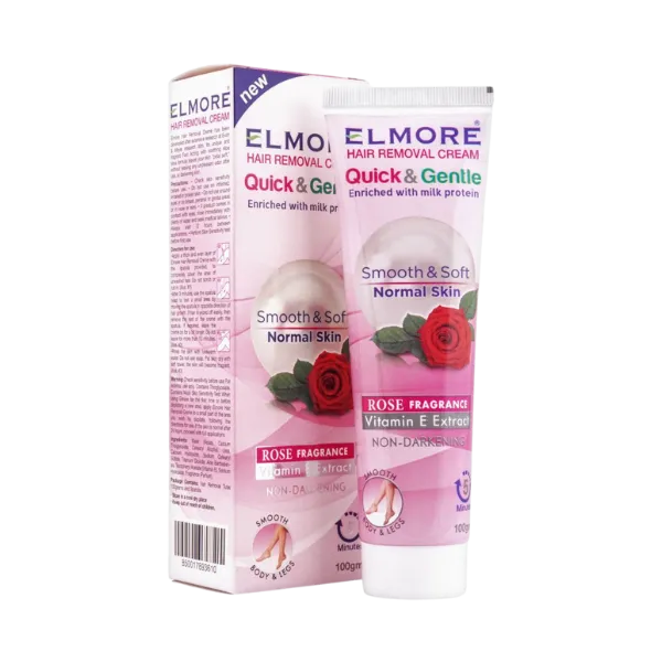 Elmore Hair Removal Cream Rose Fragrance 100g
