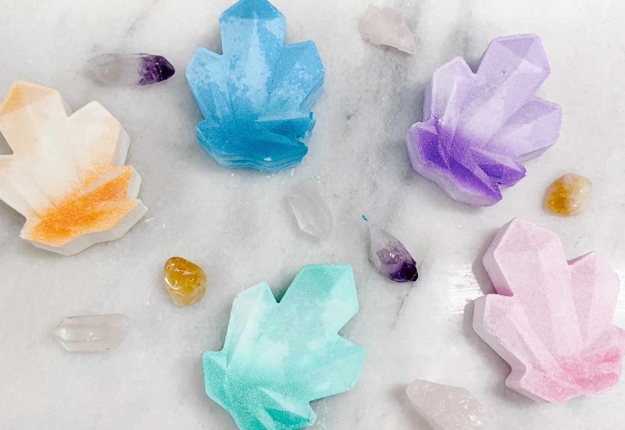 Energy Crystal Cluster Bath Bomb - 100% Natural