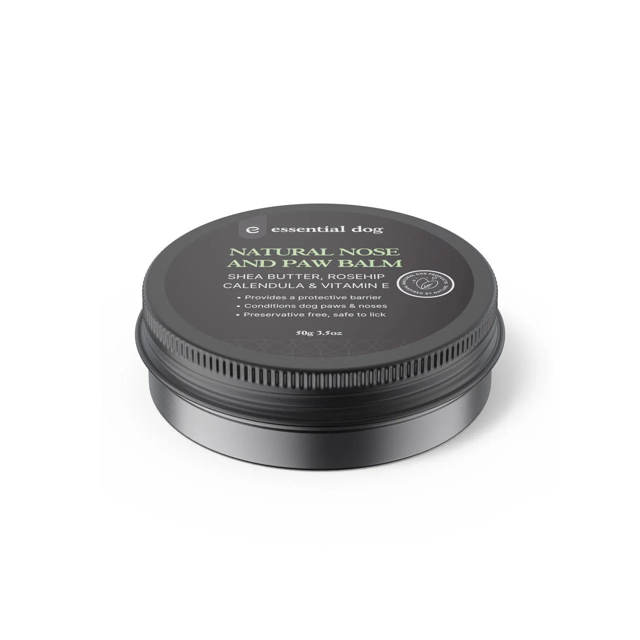Essential Dog - 50g Organic Nose and Paw Balm (Shea Butter, Rosehip, Calendula & Vitamin E)