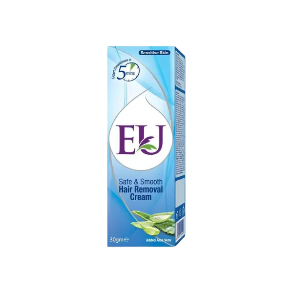 Eu Safe & Smooth Sensitive Skin Hair Removal Cream 30g