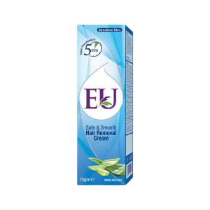 Eu Safe & Smooth Sensitive Skin Hair Removal Cream 75g