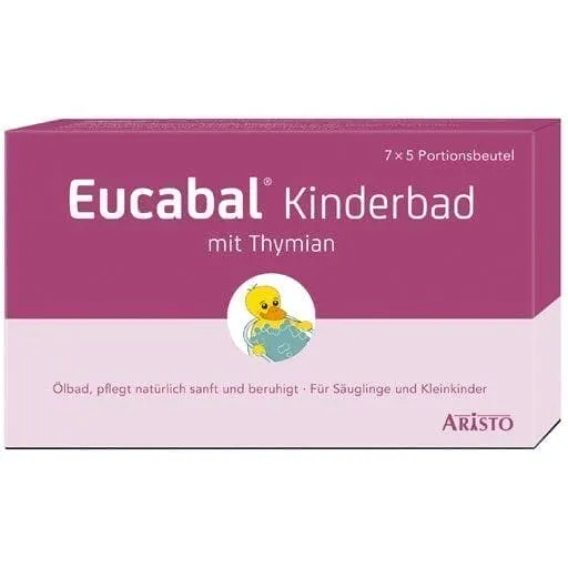 EUCABAL children's, infants bath with thyme, almond oil