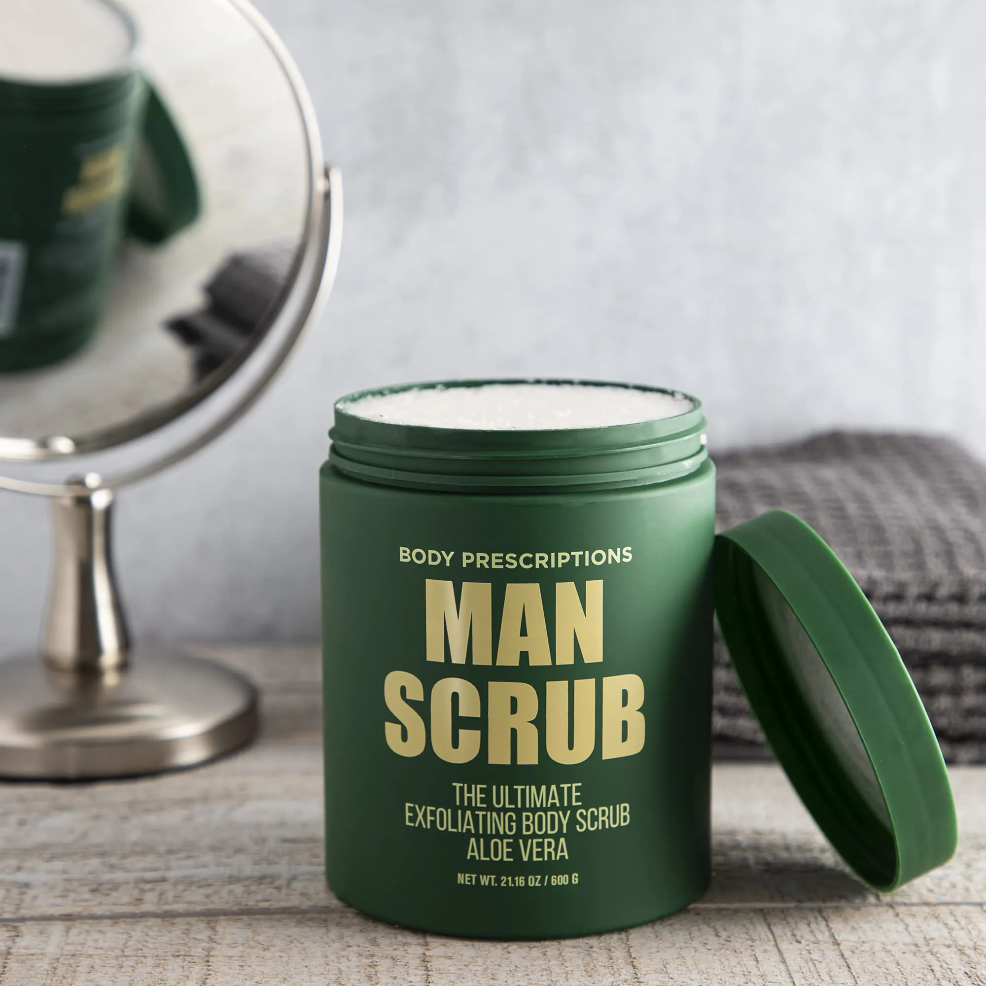 Exfoliating Aloe Vera Body Scrub for Men | Fresh, Clean, and Healthy Skin