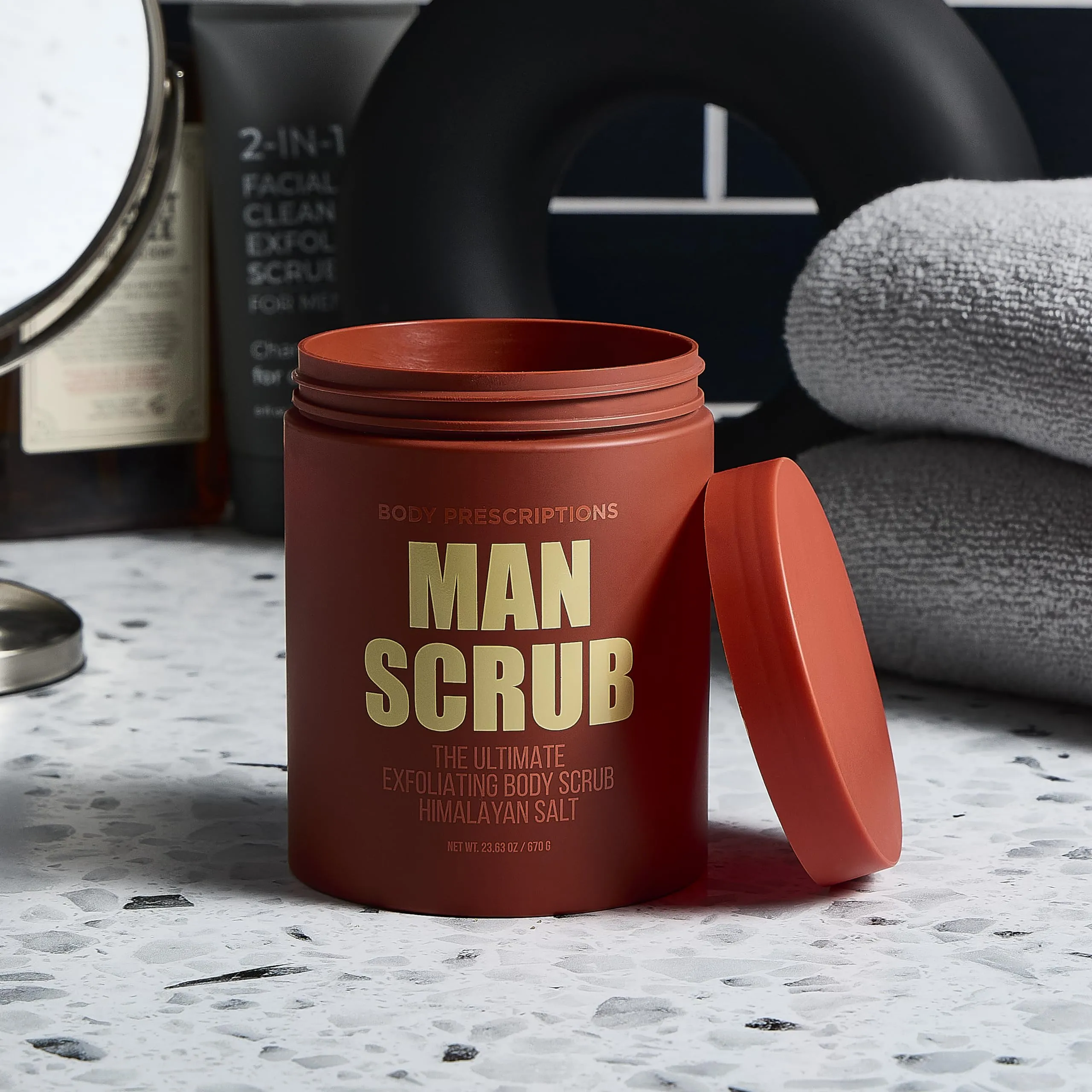 Exfoliating Aloe Vera Body Scrub for Men | Fresh, Clean, and Healthy Skin