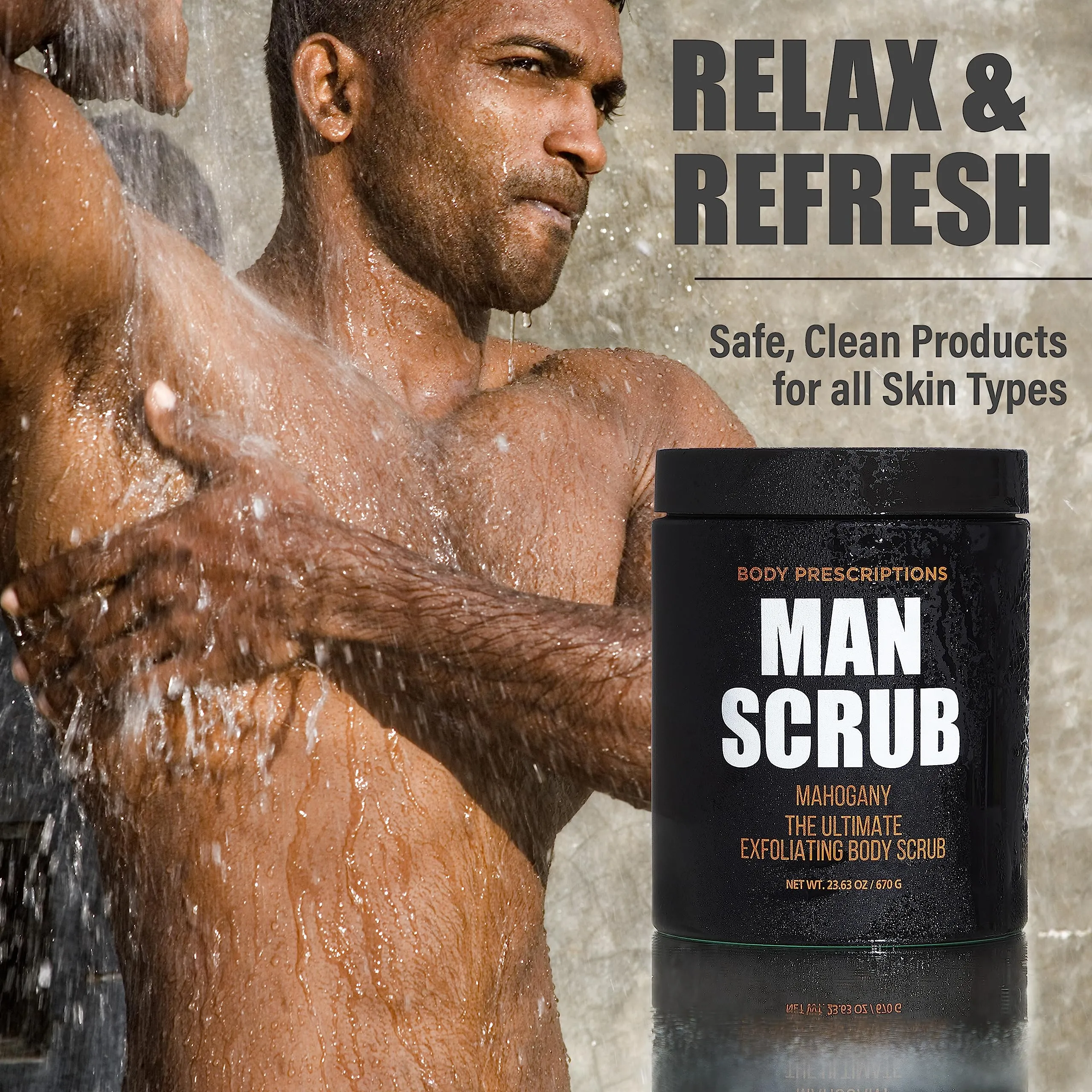 Exfoliating Aloe Vera Body Scrub for Men | Fresh, Clean, and Healthy Skin