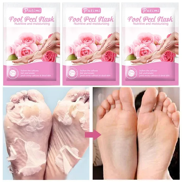 Exfoliating Foot Socks for Pedicure, Sosu Peeling Socks for Women's Foot Care - Beautifying Foot Mask
