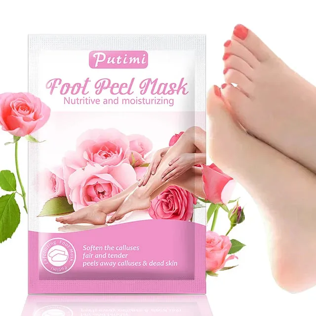 Exfoliating Foot Socks for Pedicure, Sosu Peeling Socks for Women's Foot Care - Beautifying Foot Mask