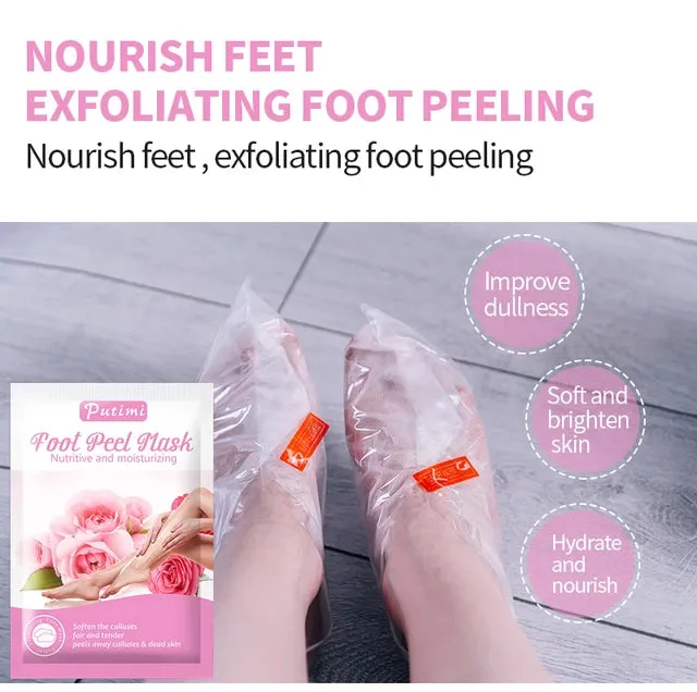 Exfoliating Foot Socks for Pedicure, Sosu Peeling Socks for Women's Foot Care - Beautifying Foot Mask