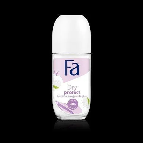 Fa Dry Protect Cotton Mist Scent Antiperspirant Roll-On 50ml