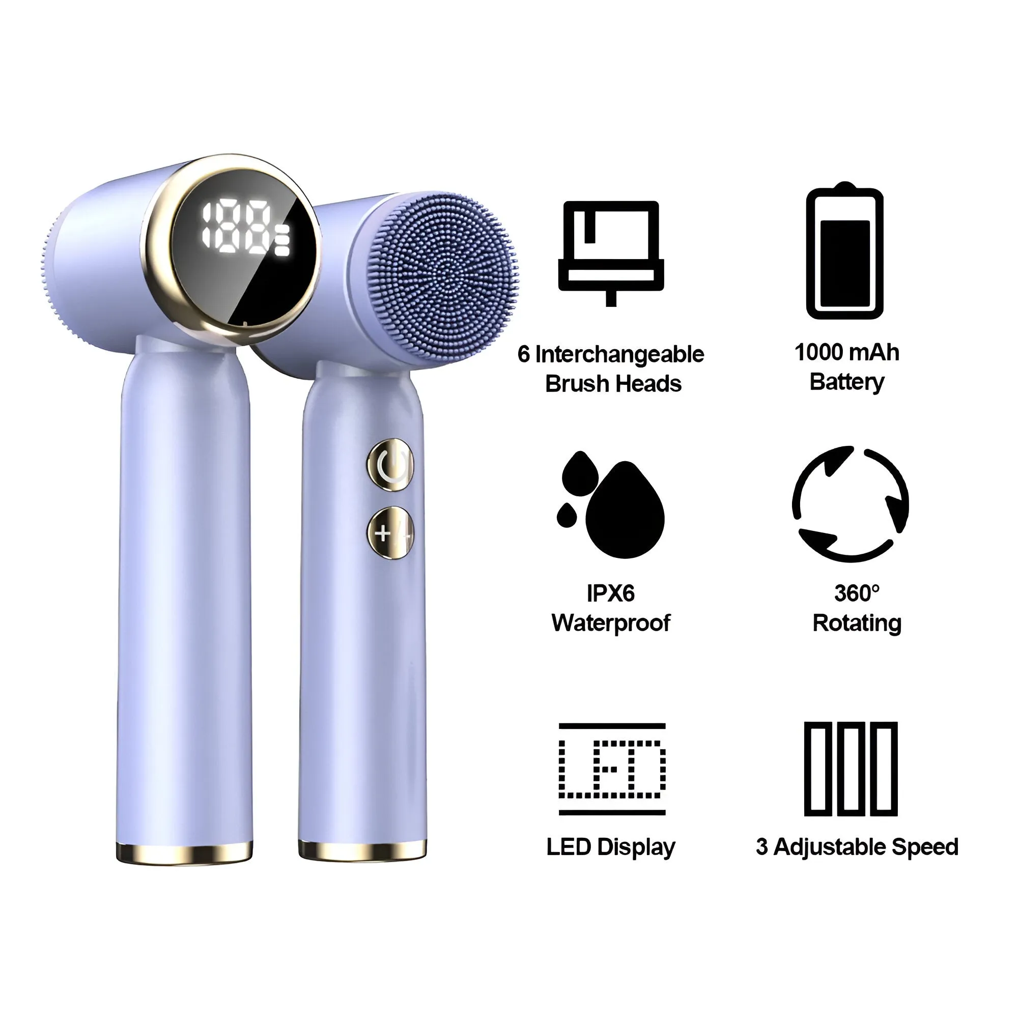 Facial Cleansing Silicone Brush